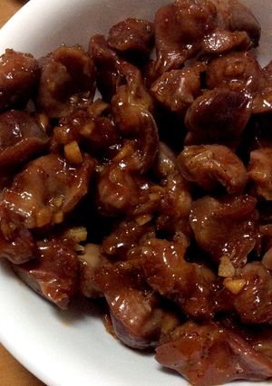 砂肝の麺つゆ炒め-レシピのメイン写真