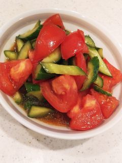 キュウリとトマトのナムル-レシピのメイン写真