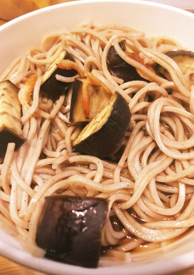 ナスと小エビの蕎麦つゆ-レシピのメイン写真