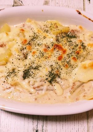 豚ひき肉とじゃがいものトロっ旨～グラタン-レシピのメイン写真