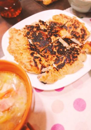 やみつき♡れんこんのもちもちチヂミ♪-レシピのメイン写真