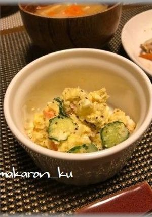 粒マスタードでおいしいポテトサラダ♪-レシピのメイン写真