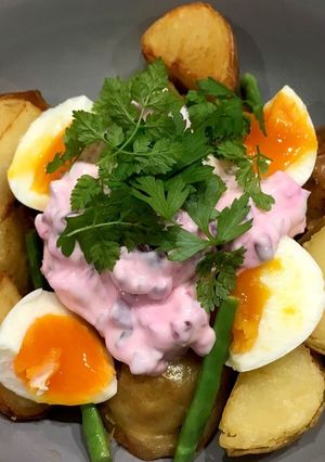 ホットサラダ〜柴漬のクリームチーズソース-レシピのメイン写真