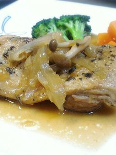 圧力鍋で煮物♪鶏肉の洋風バルサミコ煮込み-レシピのメイン写真
