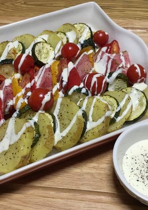 グリル野菜のポテトサラダ-レシピのメイン写真