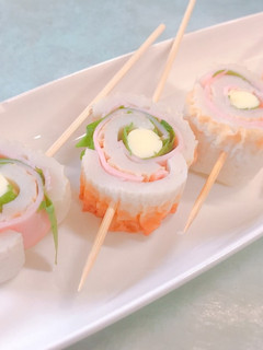 簡単おつまみ、ちくわの太巻き-レシピのメイン写真