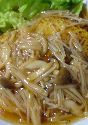 きのこあんかけ♡ふわふわ豆腐ハンバーグ♬-レシピのメイン写真