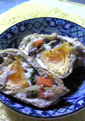 あげと卵の煮物☆袋煮-レシピのメイン写真