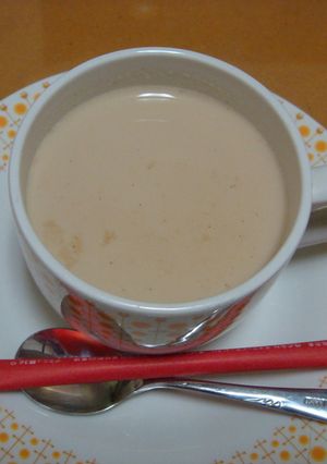 ◇ホット一息～ほうじ茶ミルク◇-レシピのメイン写真
