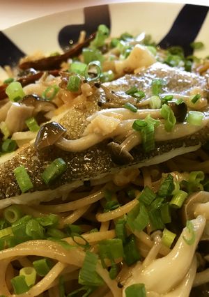 休日のブランチ　アクアパッツァ風パスタ-レシピのメイン写真
