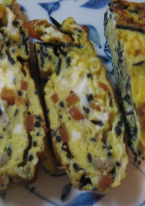 ひじきの厚焼き卵-レシピのメイン写真