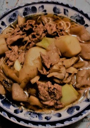 芋煮そば-レシピのメイン写真
