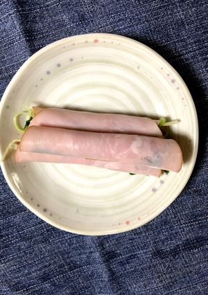 ゆでる!ハムカイワレ巻き-レシピのメイン写真
