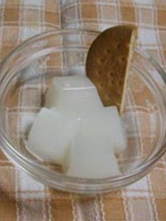 超簡単カルピス☆ゼリー-レシピのメイン写真