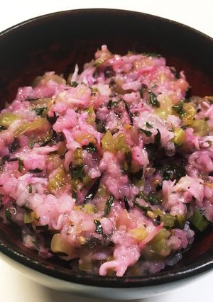 梅ひじきが美味♪しらすおじや☆幼児食にも-レシピのメイン写真