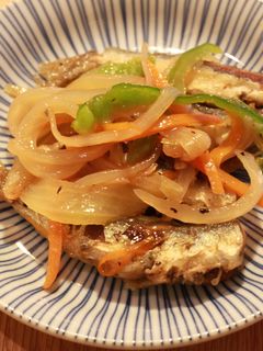 鰯の紅甘酢の南蛮漬け-レシピのメイン写真