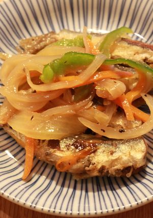 鰯の紅甘酢の南蛮漬け-レシピのメイン写真