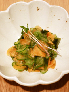 紅甘酢を使った酢の物-レシピのメイン写真