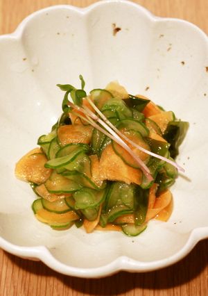 紅甘酢を使った酢の物-レシピのメイン写真