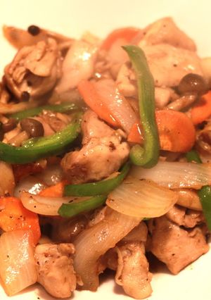 鶏肉と野菜の紅甘酢炒め-レシピのメイン写真