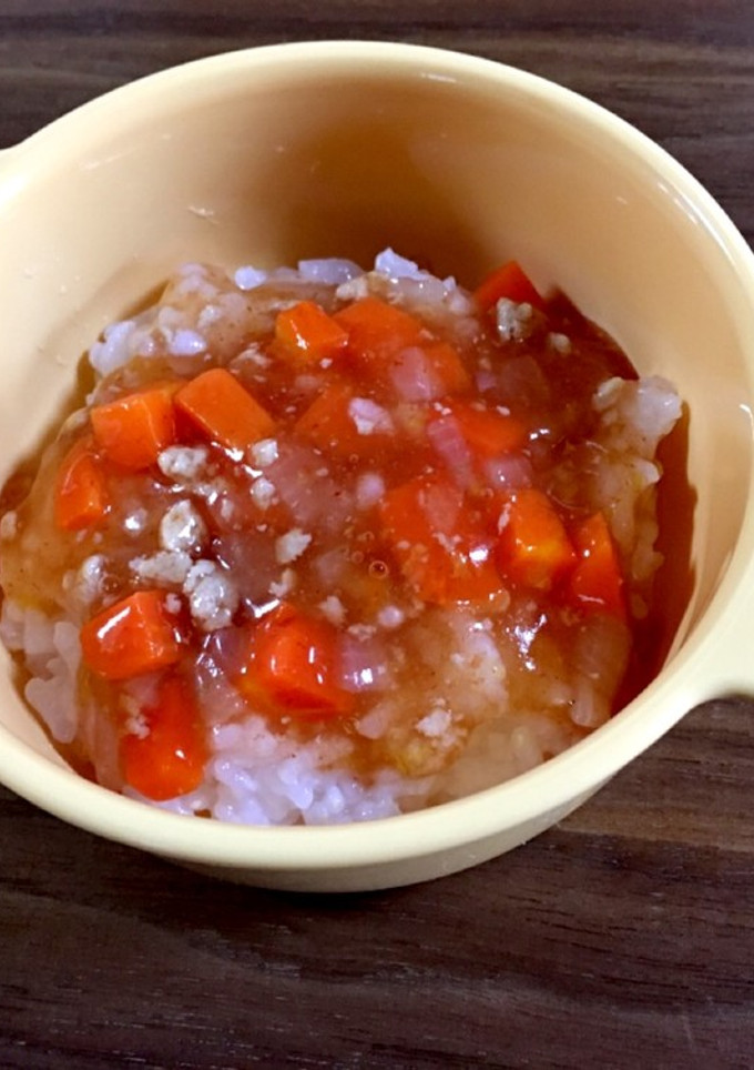 離乳食 簡単 和風あんかけ飯-レシピのメイン写真