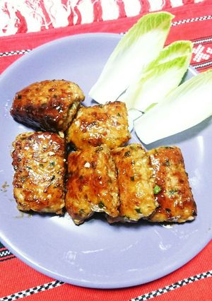残った餃子のたねで絶品照り焼きつくね❤-レシピのメイン写真