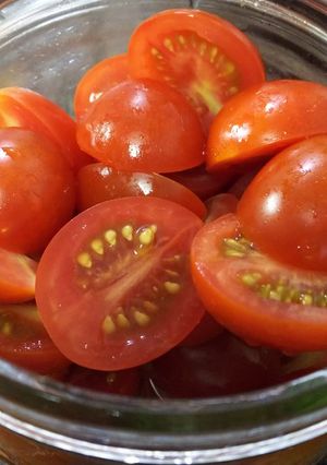 簡単絶品・大量消費プチトマトの甘酢漬け-レシピのメイン写真