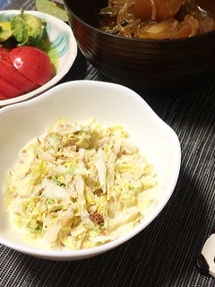 白菜わしわし♪「味噌マヨサラダ」-レシピのメイン写真