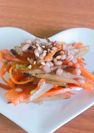 雑穀入りシャキシャキきんぴら-レシピのメイン写真