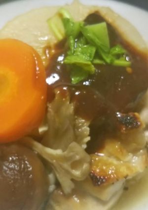 大根ときのこと鳥の味噌鍋-レシピのメイン写真