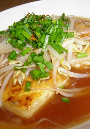 豆腐のモヤシあんかけ☆柚子胡椒風-レシピのメイン写真