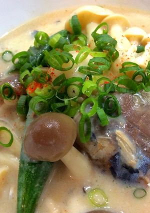 さば味噌煮缶ときのこde和風シチュー♪-レシピのメイン写真