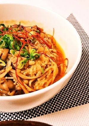 ご飯がすすむ！我が家の麻婆きのこ-レシピのメイン写真