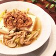 白菜としめじの甘辛ツナ豆腐