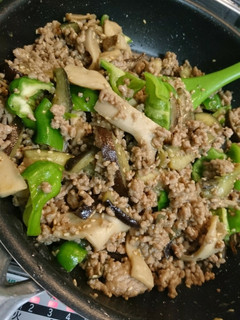 なすとピーマンとエリンギの胡麻味噌炒め-レシピのメイン写真