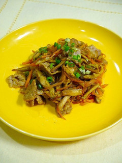 簡単!椎茸と豚肉のカレー醤油炒め-レシピのメイン写真