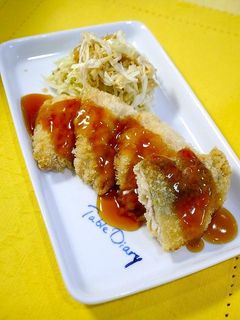 簡単!アジフライの甘酢餡かけ-レシピのメイン写真