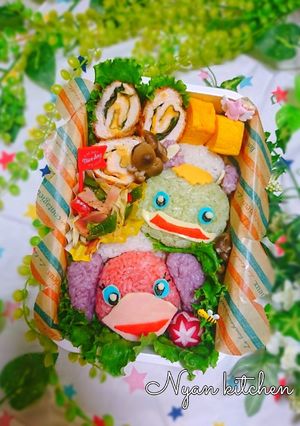 グーチョコランタン『ズズとアネム』弁当♡-レシピのメイン写真