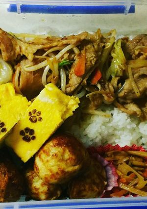 高校生男子弁当-レシピのメイン写真