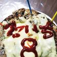 子供の記念日に、ハンバーグケーキ✨