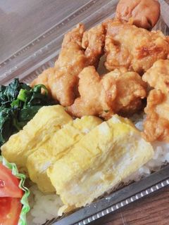 唐揚げ弁当-レシピのメイン写真