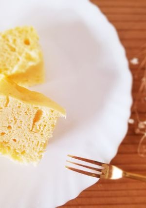 タッパで簡単★*ﾟおからチーズ蒸しパン-レシピのメイン写真