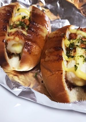 簡単！市販のロールパンでちくわパン＊-レシピのメイン写真