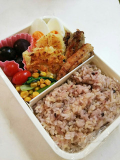 お弁当(10/16)小松菜のコーンバター-レシピのメイン写真
