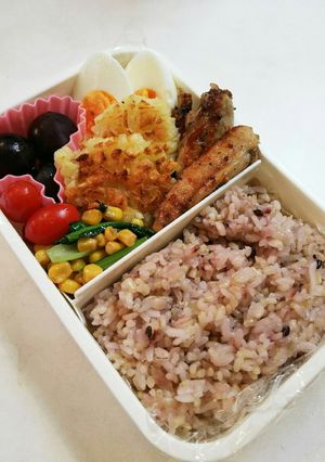 お弁当(10/16)小松菜のコーンバター-レシピのメイン写真