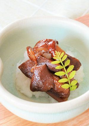 ラクヨウきのこ・甘露煮風と麺つゆ漬け♪-レシピのメイン写真