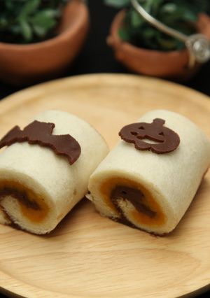 うずまきかぼちゃのハロウィンチョコパン-レシピのメイン写真