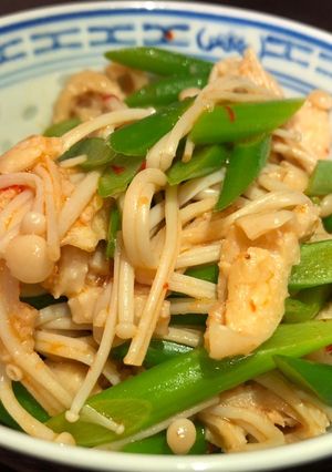 鶏皮のダブルにんにく和え-レシピのメイン写真