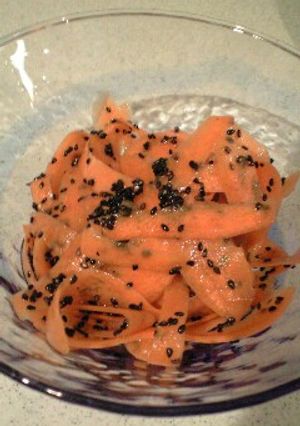 3分で簡単☆おいしい　にんじんナムル-レシピのメイン写真