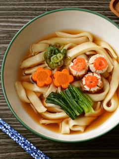 ちくわとかまぼこのお花きしめん-レシピのメイン写真